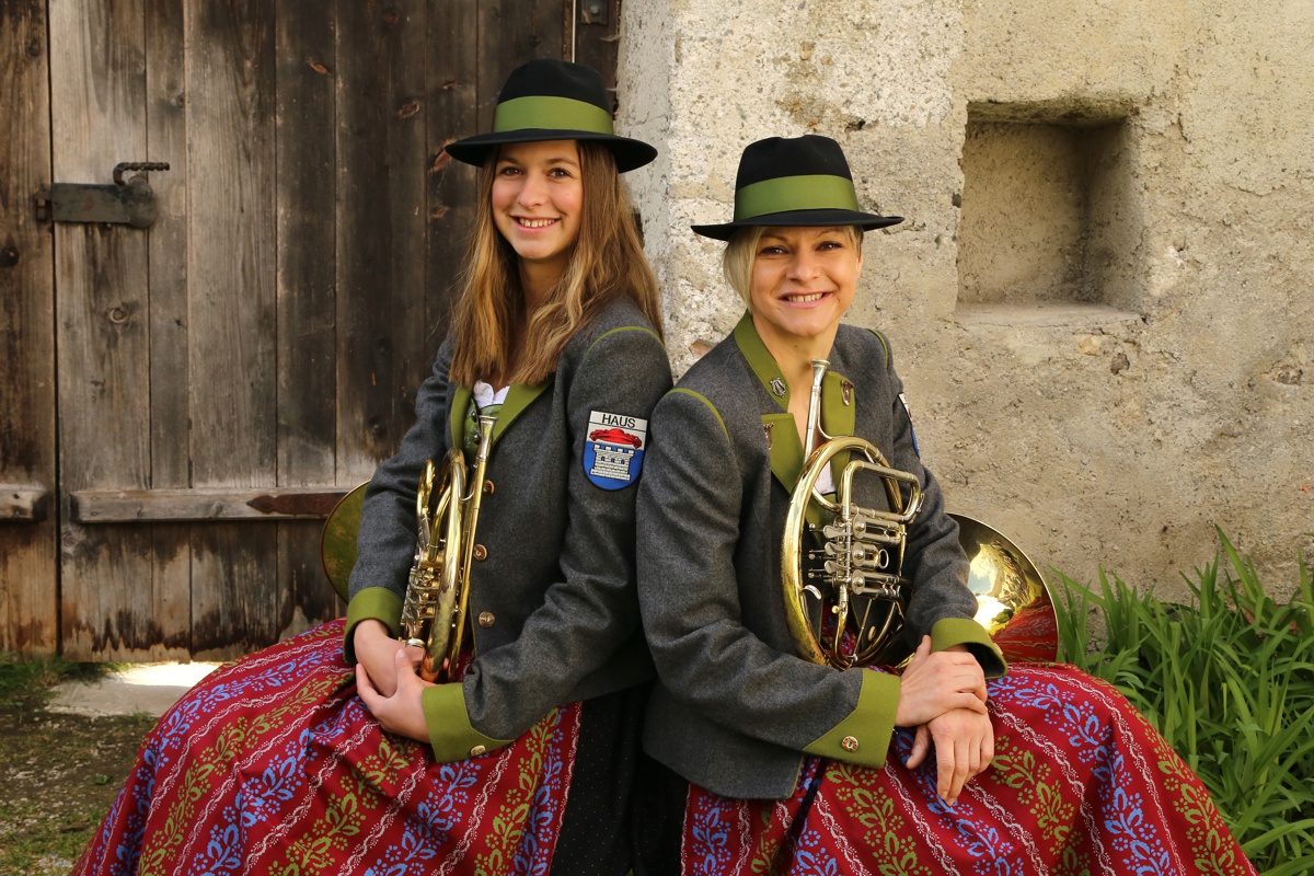 Horn: Julia Brunner (links), Christina Brunner, Gerald Stranimaier, Horst Kübler